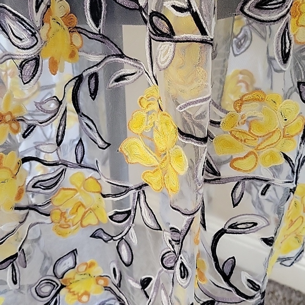 Ruby Rd Sheer Floral Duster - Picture 10 of 12